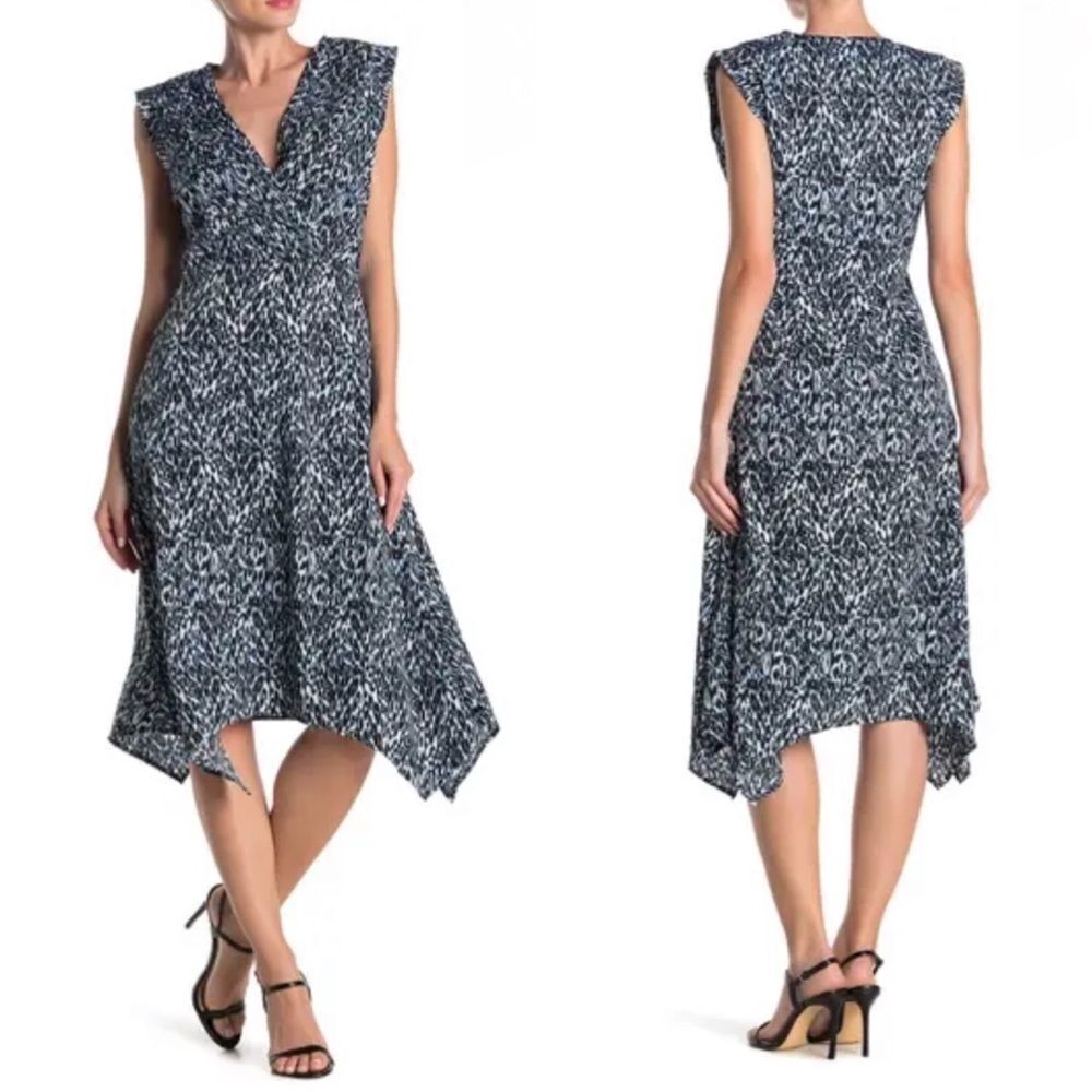 Walter Baker Leopard Print Midi Dress Size 6